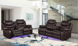Orlando Manual Reclining Sofa and Loveseat Set