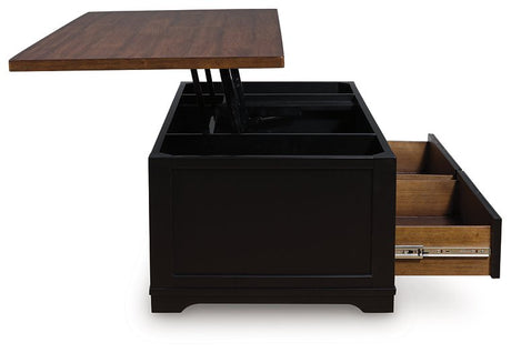 Wildenauer Lift-Top Coffee Table - Furniture World