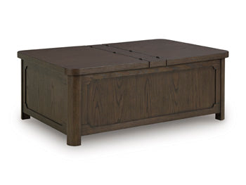 Breckington Coffee Table With Storage - Furniture World