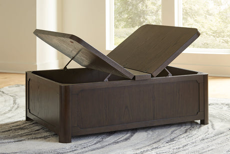 Breckington Coffee Table With Storage - Furniture World