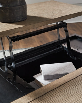 Rylandyn Lift-Top Coffee Table - Furniture World