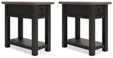Tyler Creek End Table Set - Furniture World