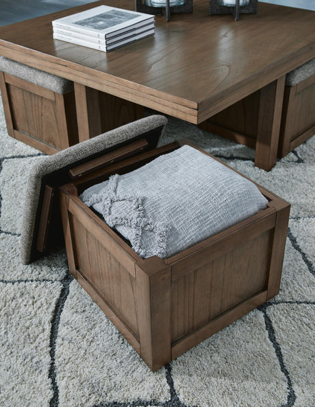 Boardernest Coffee Table with 4 Stools - Furniture World