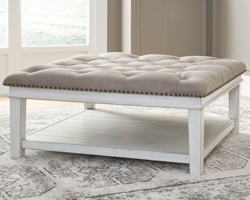 Kanwyn Upholstered Ottoman Coffee Table - Furniture World