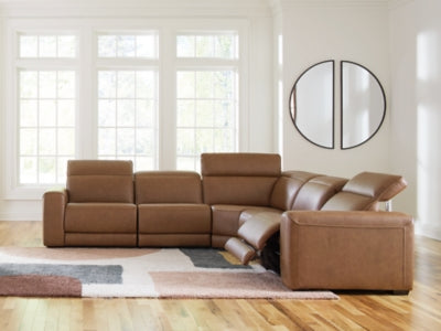 Magic Man 5-Piece Power Reclining Sectional - Furniture World