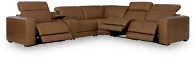 Magic Man 5-Piece Power Reclining Sectional - Furniture World
