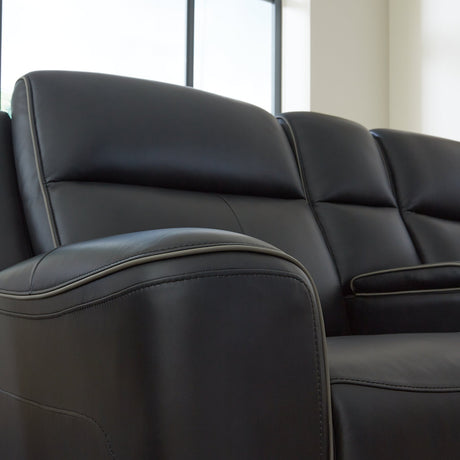 5Z-Comfort Power Reclining Loveseat with Console - Furniture World