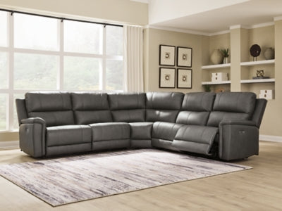 Bleckley Power Reclining Sectional - Furniture World