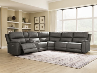 Bleckley Power Reclining Sectional - Furniture World