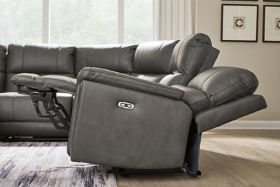 Bleckley Power Reclining Sectional - Furniture World