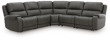 5Z - Pittson Power Reclining Sectional - Furniture World