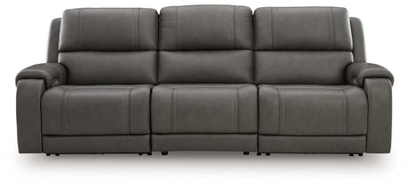 5Z - Pittson Power Sectional Reclining Sofa - Furniture World