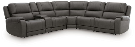 5Z - Pittson Power Reclining Sectional - Furniture World