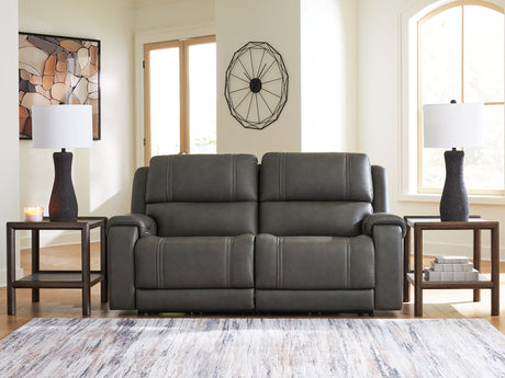 5Z - Pittson Power Reclining Sectional Loveseat - Furniture World