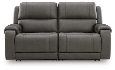 5Z - Pittson Power Reclining Sectional Loveseat - Furniture World