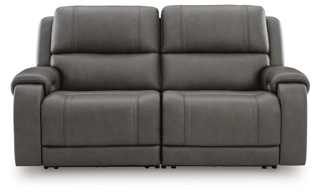 5Z - Pittson Power Reclining Sectional Loveseat - Furniture World