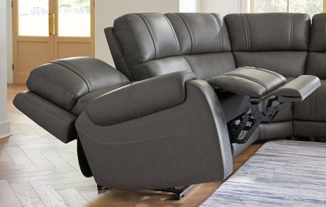 5Z - Pittson Power Reclining Sectional - Furniture World