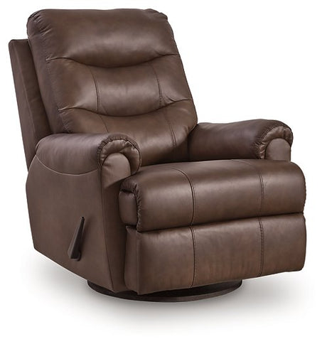 Flynwood Swivel Glider Recliner - Furniture World