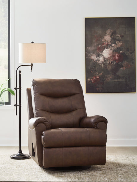 Flynwood Swivel Glider Recliner - Furniture World