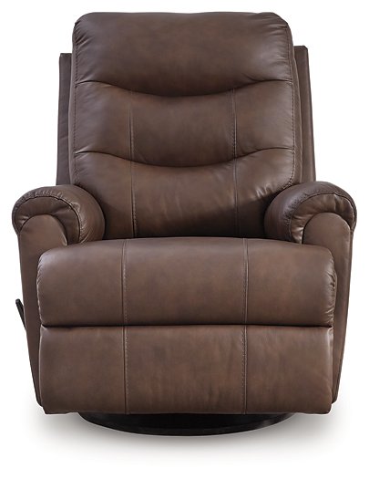 Flynwood Swivel Glider Recliner - Furniture World