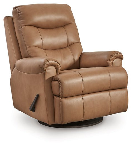 Flynwood Swivel Glider Recliner - Furniture World