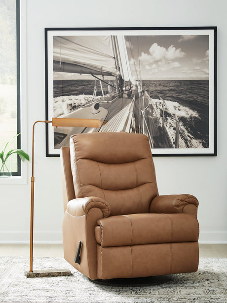 Flynwood Swivel Glider Recliner - Furniture World