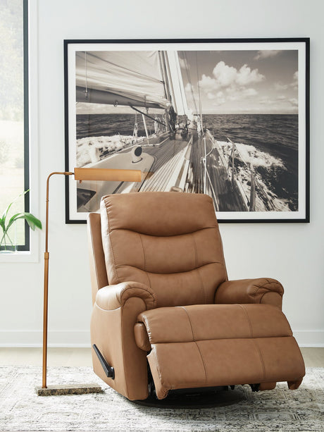 Flynwood Swivel Glider Recliner - Furniture World