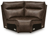ModZ Power Reclining Sectional with Audio Console