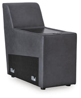 ModZ Power Reclining Sectional Loveseat with Audio Console