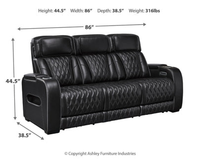 Boyington Power Reclining Sofa - Furniture World