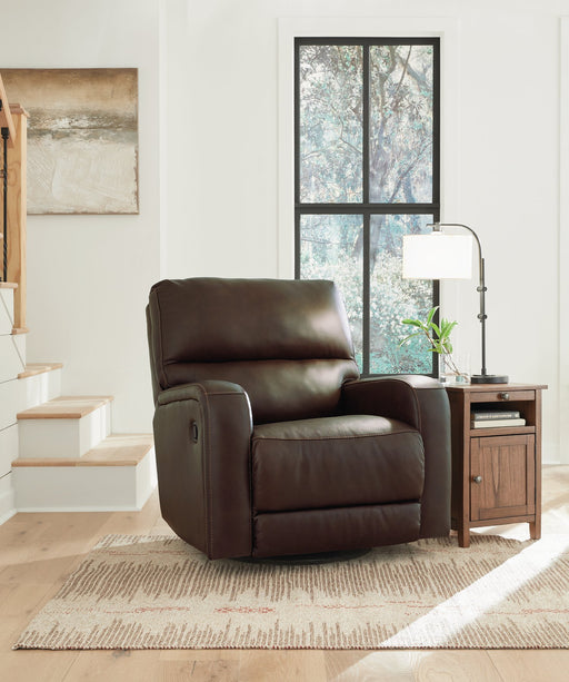 Emberla Swivel Glider Recliner - Furniture World