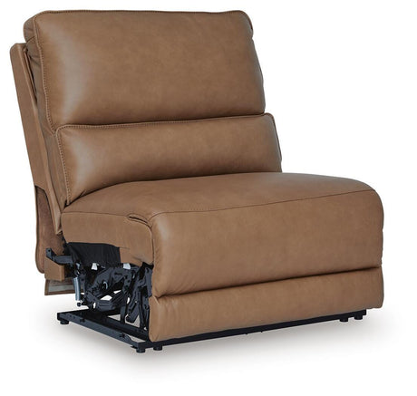 DeepWakes Reclining Sectional with Storage Console - Furniture World