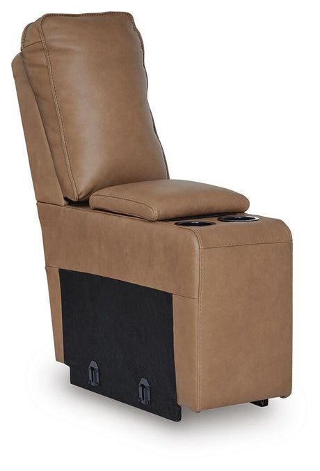 DeepWakes Reclining Sectional with Storage Console - Furniture World