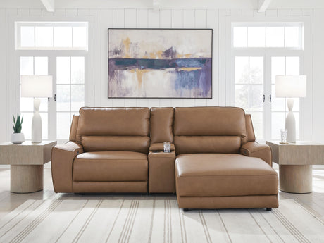 DeepWakes Power Reclining Sectional with Chaise - Furniture World