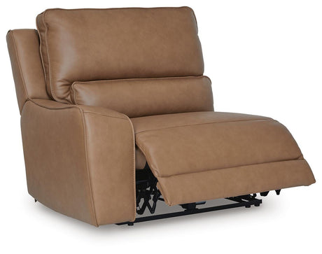 DeepWakes Power Reclining Sectional with Chaise - Furniture World