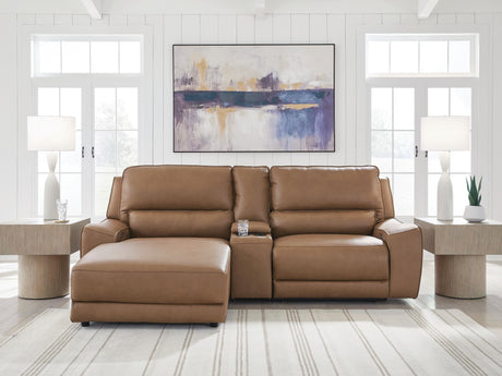 DeepWakes Power Reclining Sectional with Chaise - Furniture World