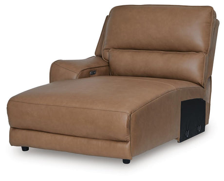 DeepWakes Power Reclining Sectional with Chaise - Furniture World