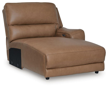 DeepWakes Power Reclining Sectional with Chaise - Furniture World