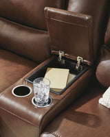 DeepWakes Power Reclining Loveseat with Console - Furniture World