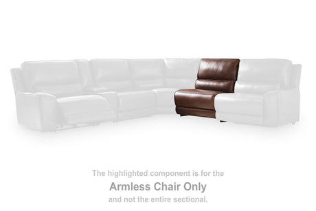 DeepWakes Reclining Sectional with Storage Console - Furniture World