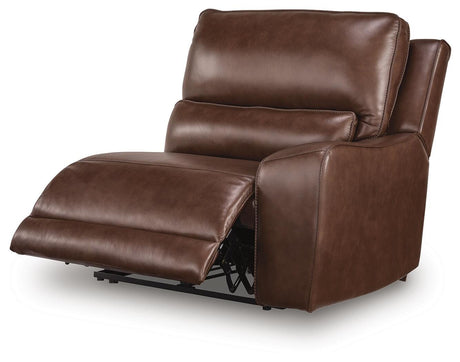 DeepWakes Power Reclining Sectional with Chaise - Furniture World
