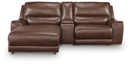 DeepWakes Power Reclining Sectional with Chaise - Furniture World