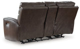 Crossplex Power Reclining Loveseat with Console - Furniture World