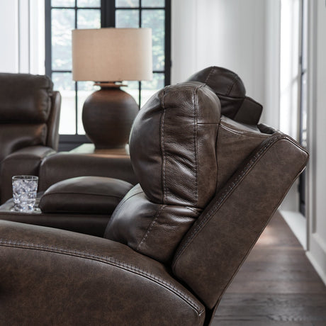 Crossplex Power Reclining Loveseat with Console - Furniture World