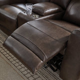 Crossplex Power Reclining Loveseat with Console - Furniture World