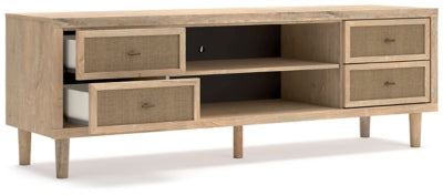 Cielden 72" TV Stand with Electric Fireplace - Furniture World