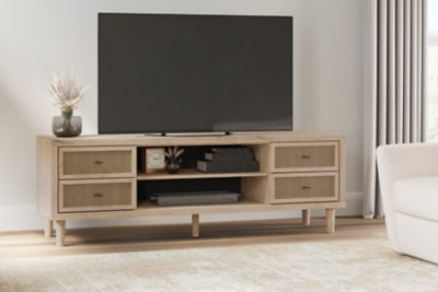 Cielden 72" TV Stand with Electric Fireplace - Furniture World