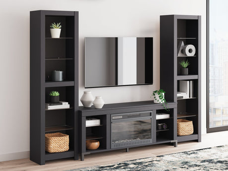 Cayberry Entertainment Center with Electric Fireplace - Furniture World