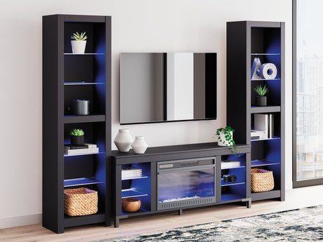 Cayberry Entertainment Center with Electric Fireplace - Furniture World