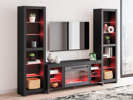 Cayberry Entertainment Center with Electric Fireplace - Furniture World